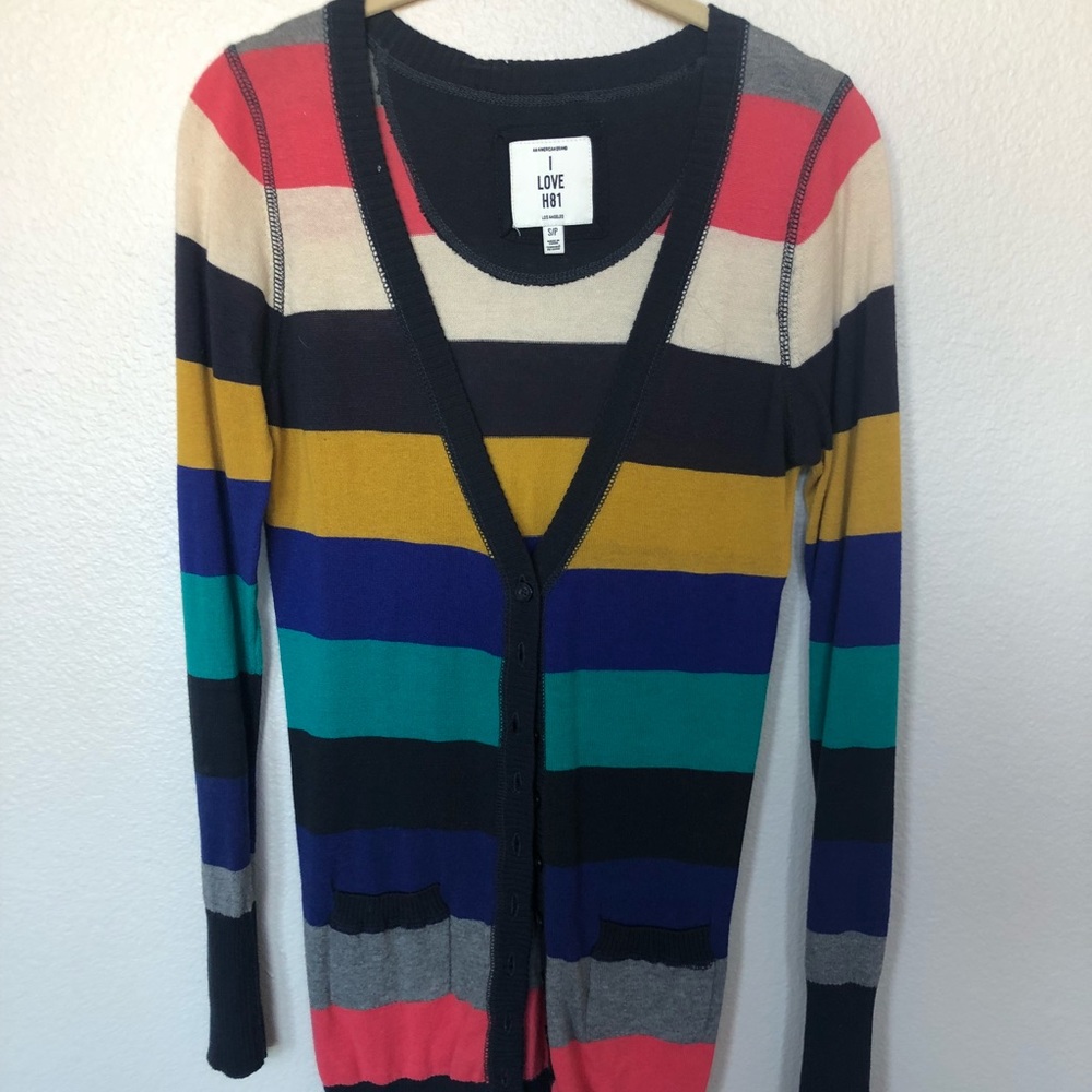 Colorful cardigan